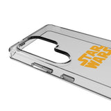 Star Wars: The Mandalorian Din Djarin Color Block Clear Phone Case for Samsung Galaxy