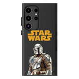 Star Wars: The Mandalorian Din Djarin Color Block MagSafe Compatible Phone Case for Samsung Galaxy