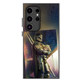 Star Wars: The Mandalorian Din Djarin Portrait MagSafe Compatible Phone Case for Samsung Galaxy