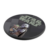 Star Wars: The Mandalorian Grogu and Din Djarin Color Block 15-Watt Wireless Charger
