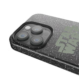 Star Wars: The Mandalorian Grogu and Din Djarin Color Block Black Bling Phone Case for Apple iPhone