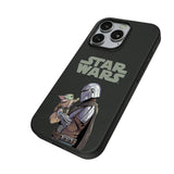 Star Wars: The Mandalorian Grogu and Din Djarin Color Block MagSafe Compatible Phone Case for Apple iPhone