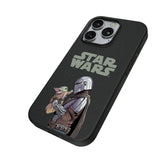 Star Wars: The Mandalorian Grogu and Din Djarin Color Block MagSafe Compatible Phone Case for Apple iPhone