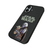 Star Wars: The Mandalorian Grogu and Din Djarin Color Block MagSafe Compatible Phone Case for Apple iPhone