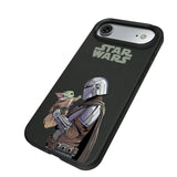 Star Wars: The Mandalorian Grogu and Din Djarin Color Block MagSafe Compatible Phone Case for Apple iPhone