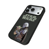 Star Wars: The Mandalorian Grogu and Din Djarin Color Block MagSafe Compatible Phone Case for Apple iPhone