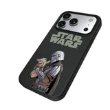 Star Wars: The Mandalorian Grogu and Din Djarin Color Block MagSafe Compatible Phone Case for Apple iPhone