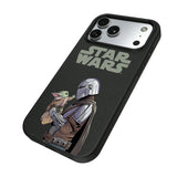 Star Wars: The Mandalorian Grogu and Din Djarin Color Block MagSafe Compatible Phone Case for Apple iPhone