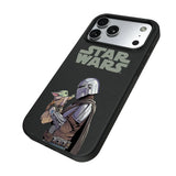 Star Wars: The Mandalorian Grogu and Din Djarin Color Block MagSafe Compatible Phone Case for Apple iPhone