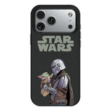 Star Wars: The Mandalorian Grogu and Din Djarin Color Block MagSafe Compatible Phone Case for Apple iPhone