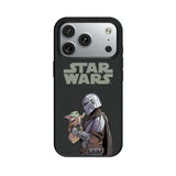 Star Wars: The Mandalorian Grogu and Din Djarin Color Block MagSafe Compatible Phone Case for Apple iPhone