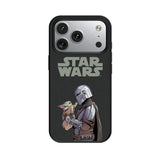 Star Wars: The Mandalorian Grogu and Din Djarin Color Block MagSafe Compatible Phone Case for Apple iPhone