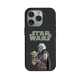 Star Wars: The Mandalorian Grogu and Din Djarin Color Block MagSafe Compatible Phone Case for Apple iPhone