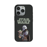 Star Wars: The Mandalorian Grogu and Din Djarin Color Block MagSafe Compatible Phone Case for Apple iPhone