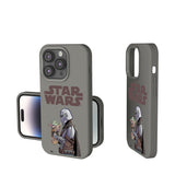 Star Wars: The Mandalorian Grogu and Din Djarin Color Block Soft Touch Phone Case for Apple iPhone