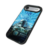 Star Wars: The Mandalorian Grogu and Din Djarin Portrait Bump Phone Case for Apple iPhone