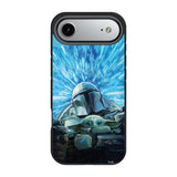 Star Wars: The Mandalorian Grogu and Din Djarin Portrait Bump Phone Case for Apple iPhone