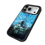 Star Wars: The Mandalorian Grogu and Din Djarin Portrait Bump Phone Case for Apple iPhone