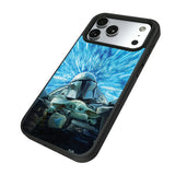 Star Wars: The Mandalorian Grogu and Din Djarin Portrait Bump Phone Case for Apple iPhone