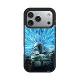 Star Wars: The Mandalorian Grogu and Din Djarin Portrait Bump Phone Case for Apple iPhone