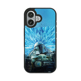 Star Wars: The Mandalorian Grogu and Din Djarin Portrait Bump Phone Case for Apple iPhone