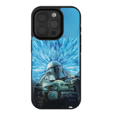 Star Wars: The Mandalorian Grogu and Din Djarin Portrait Bump Phone Case for Apple iPhone