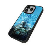 Star Wars: The Mandalorian Grogu and Din Djarin Portrait MagSafe Compatible Phone Case for Apple iPhone