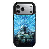 Star Wars: The Mandalorian Grogu and Din Djarin Portrait MagSafe Compatible Phone Case for Apple iPhone