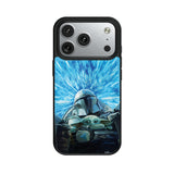 Star Wars: The Mandalorian Grogu and Din Djarin Portrait MagSafe Compatible Phone Case for Apple iPhone