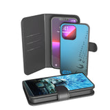 Star Wars: The Mandalorian Grogu and Din Djarin Portrait Wallet Phone Case for Apple iPhone