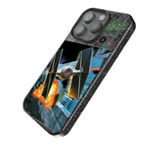 Star Wars TIE Fighter Portrait Black Bling Phone Case for Apple iPhone