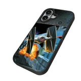 Star Wars TIE Fighter Portrait Bump Phone Case for Apple iPhone