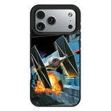 Star Wars TIE Fighter Portrait Bump Phone Case for Apple iPhone