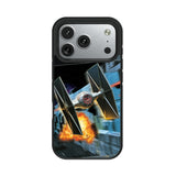Star Wars TIE Fighter Portrait Bump Phone Case for Apple iPhone