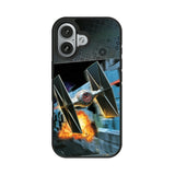 Star Wars TIE Fighter Portrait Bump Phone Case for Apple iPhone