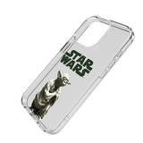 Star Wars Yoda Color Block Clear Phone Case for Apple iPhone