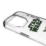 Star Wars Yoda Color Block Clear Phone Case for Apple iPhone