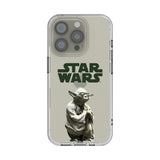 Star Wars Yoda Color Block Clear Phone Case for Apple iPhone