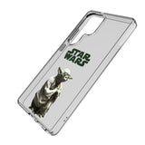 Star Wars Yoda Color Block Clear Phone Case for Samsung Galaxy