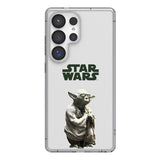 Star Wars Yoda Color Block Clear Phone Case for Samsung Galaxy