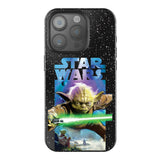 Star Wars Yoda Portrait Collage Black Bling Phone Case for Apple iPhone