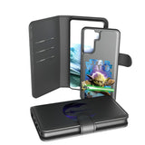 Star Wars Yoda Portrait Collage Wallet Phone Case for Samsung Galaxy
