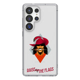 Tampa Bay Buccaneers Deco Clear Phone Case for Samsung Galaxy