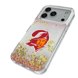 Tampa Bay Buccaneers Historic Collection Linen Glitter Phone Case for Apple iPhone