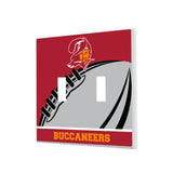 Tampa Bay Buccaneers Historic Collection Passtime Hidden-Screw Light Switch Plate