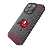 Tampa Bay Buccaneers Linen Black Bling Phone Case for Apple iPhone