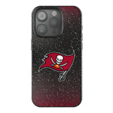 Tampa Bay Buccaneers Linen Black Bling Phone Case for Apple iPhone