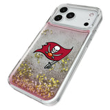 Tampa Bay Buccaneers Linen Glitter Phone Case for Apple iPhone