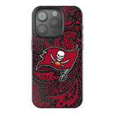 Tampa Bay Buccaneers Paisley Black Bling Phone Case for Apple iPhone