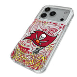 Tampa Bay Buccaneers Paisley Glitter Phone Case for Apple iPhone